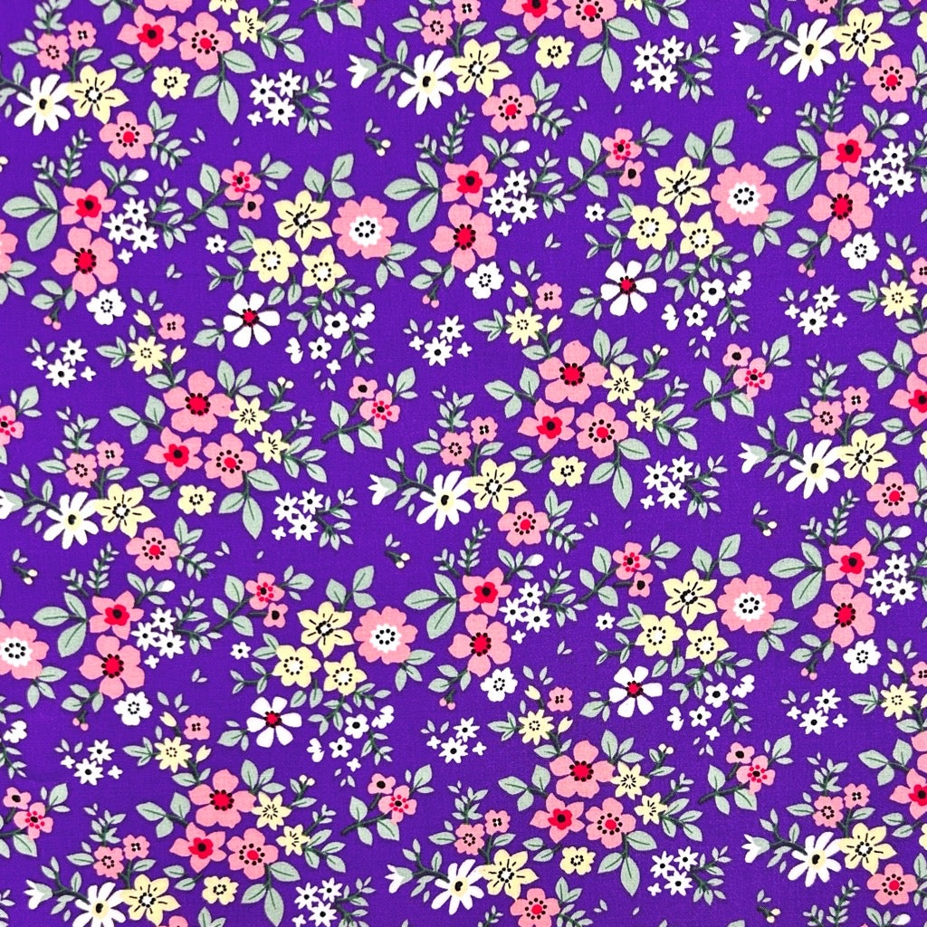 Bloom Buds Viscose Fabric