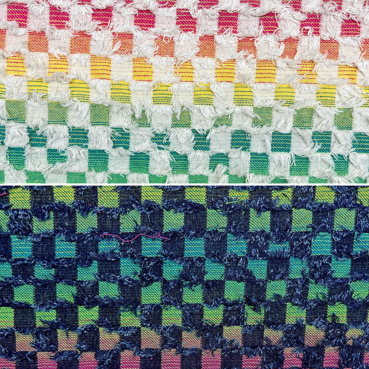 Multicoloured Tassels Fashion Denim Fabric