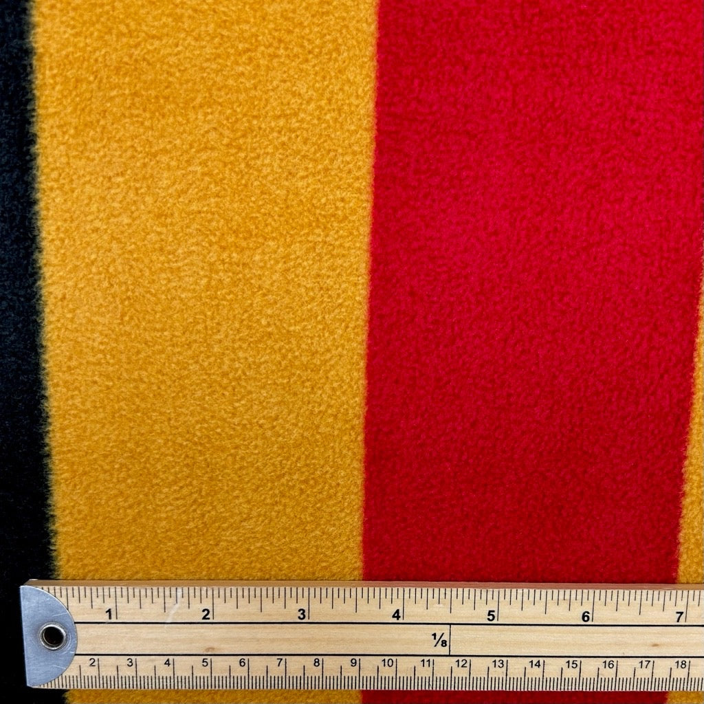 Cosy Stripe Anti Pill Polar Fleece Fabric