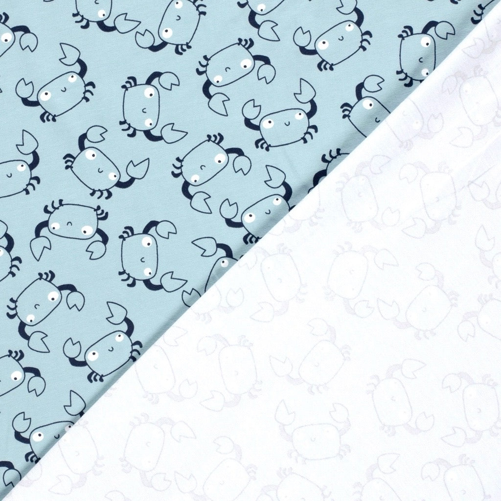 Little Crabs Cotton Jersey Fabric