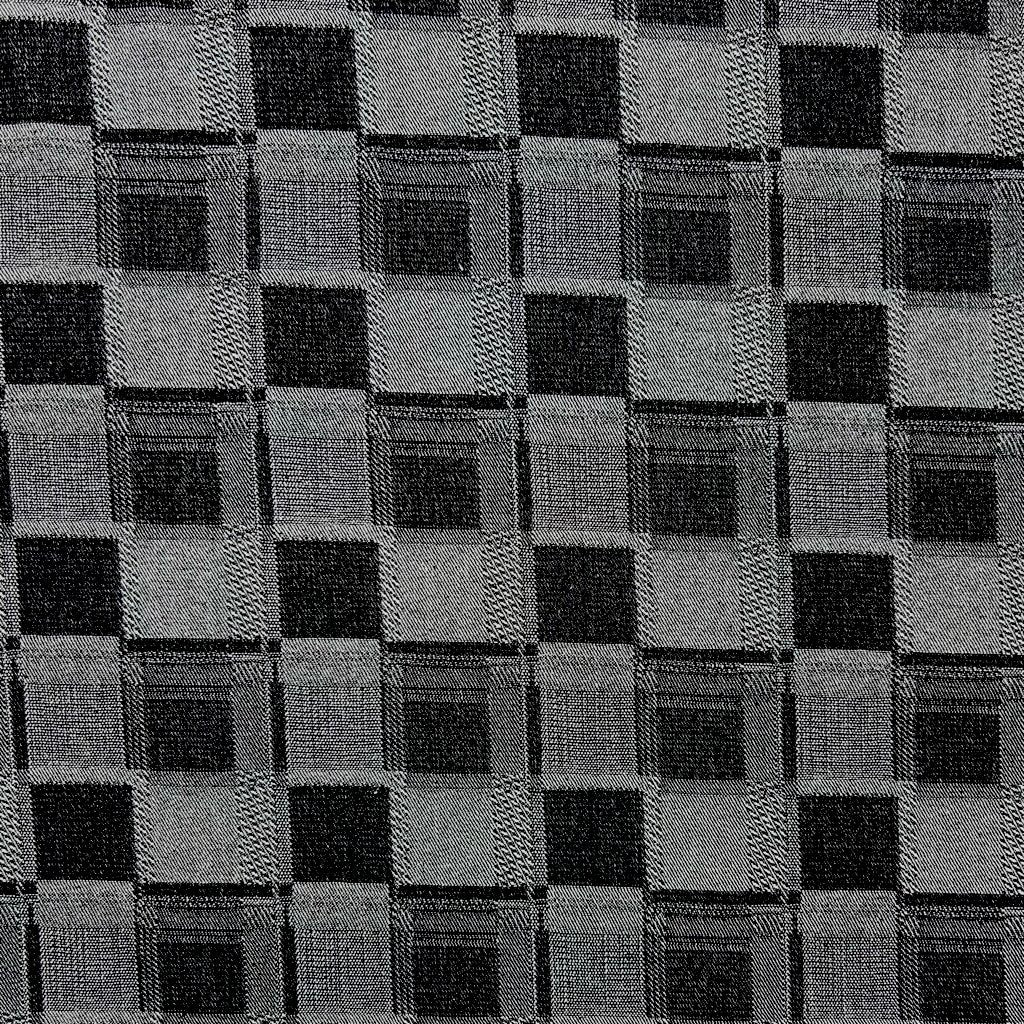 Shadow Check Jacquard Denim Fabric