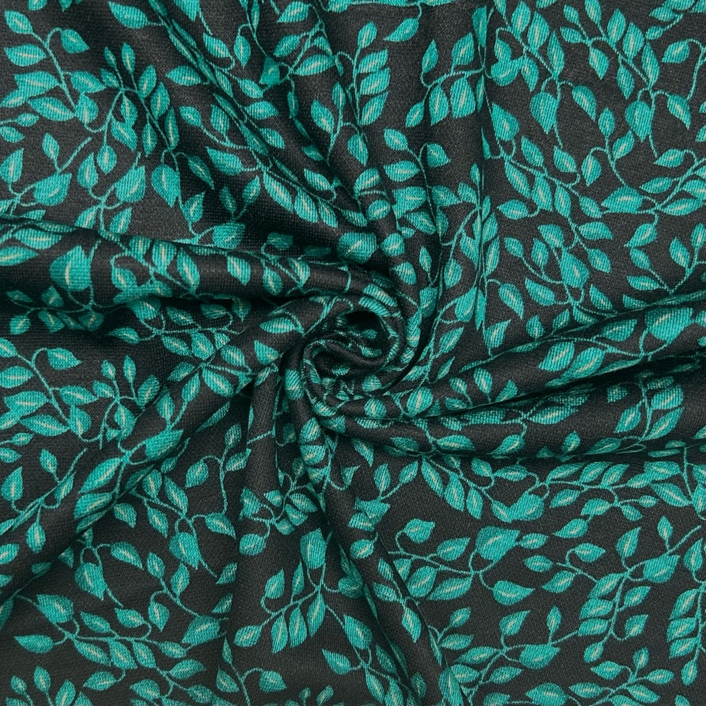 Leafy Branches Digital Modal-Touch Jersey Fabric