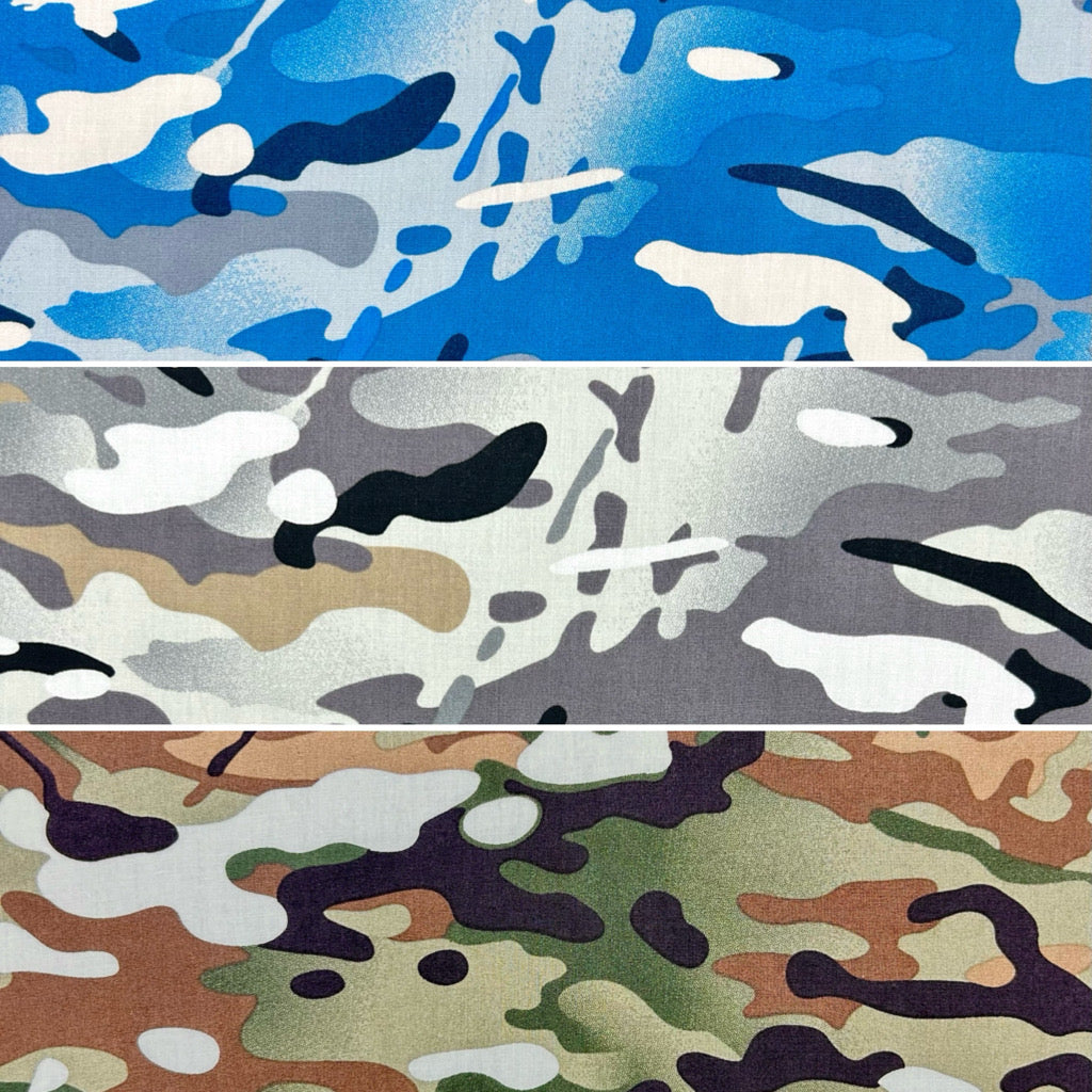 Shadow Strike Cotton Poplin Fabric