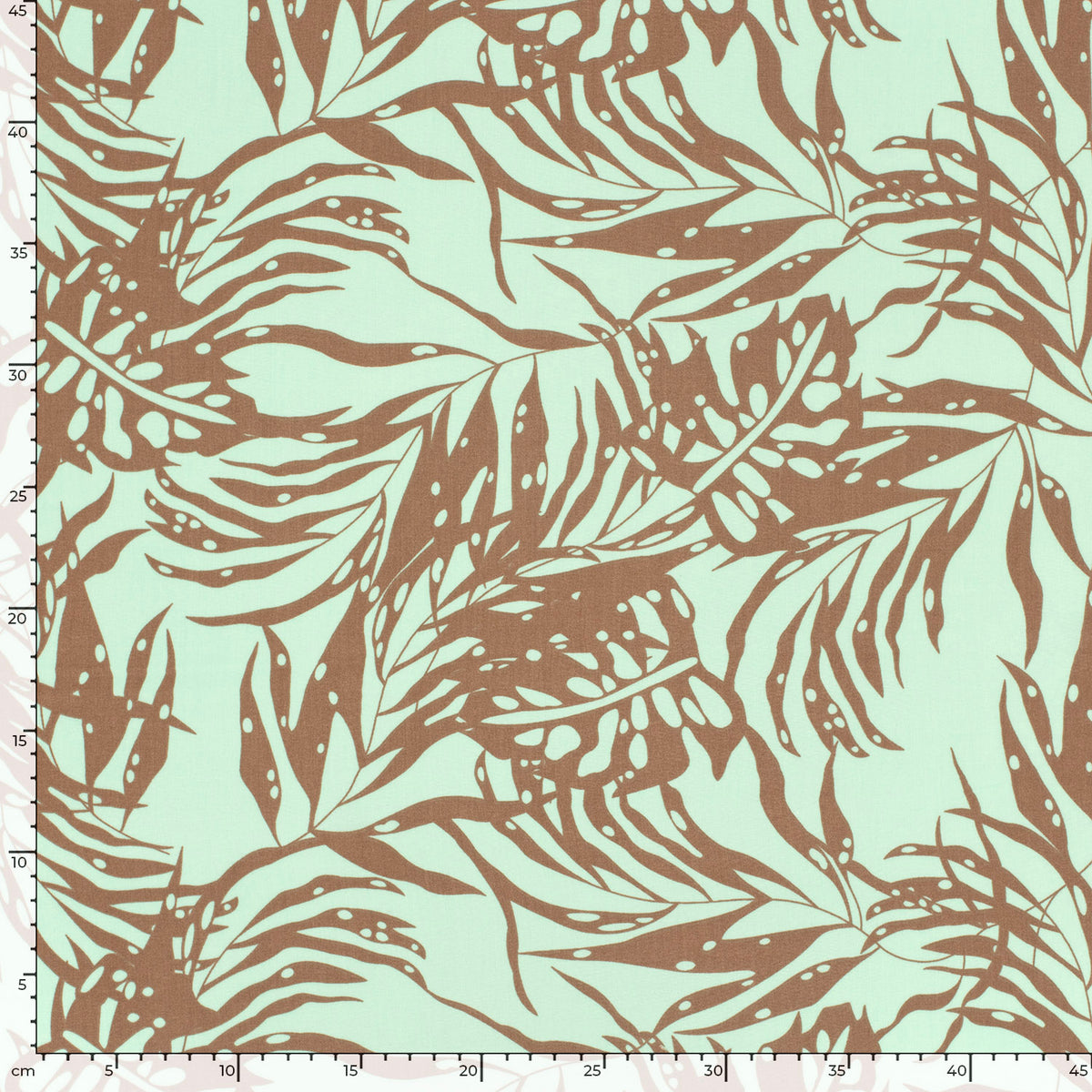 Leafy Escape Bamboo Poplin Fabric