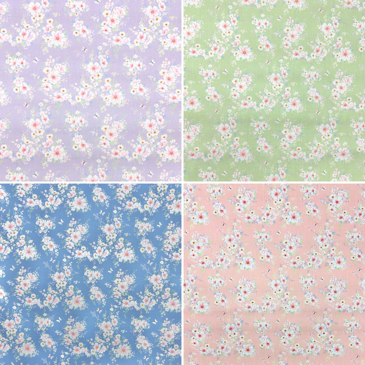 Blossom Meadow Polycotton Fabric