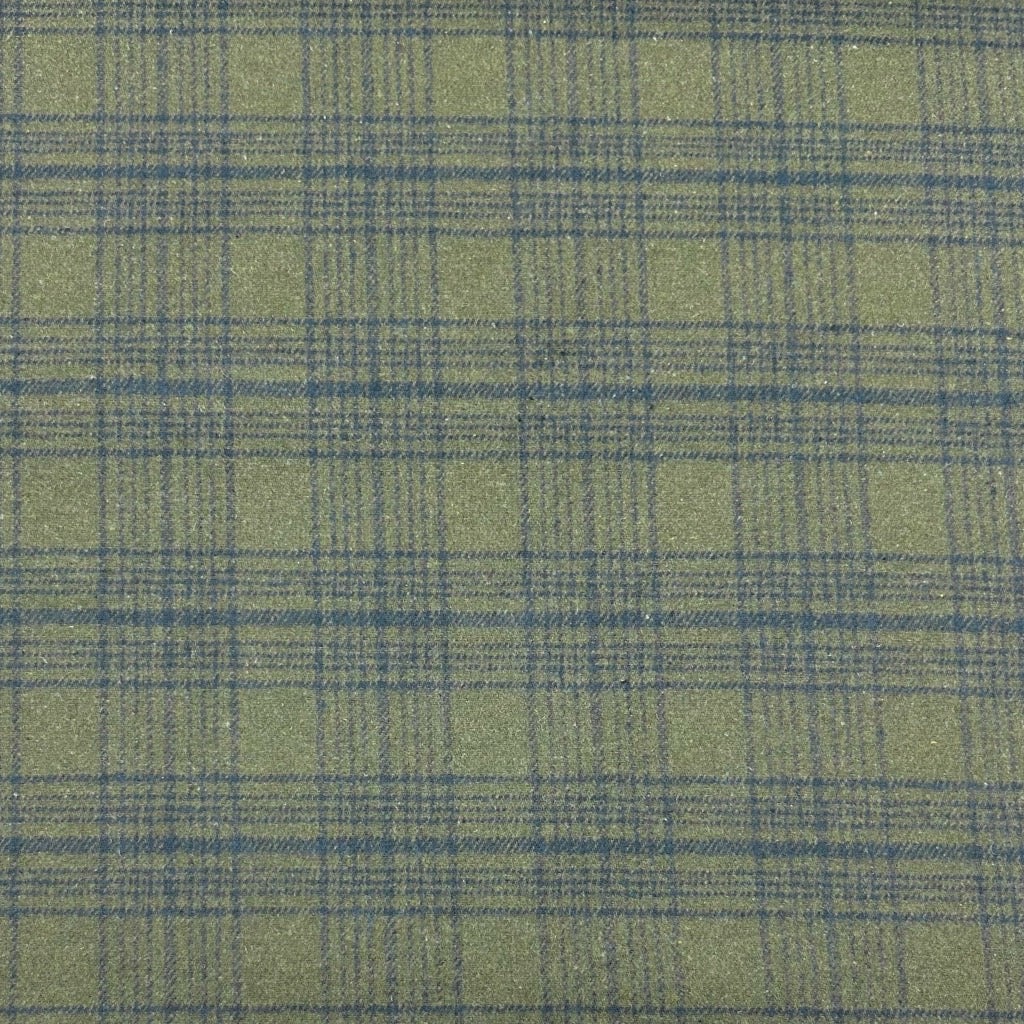 Busy Tartan Wool Blend Fabric - Pound Fabrics