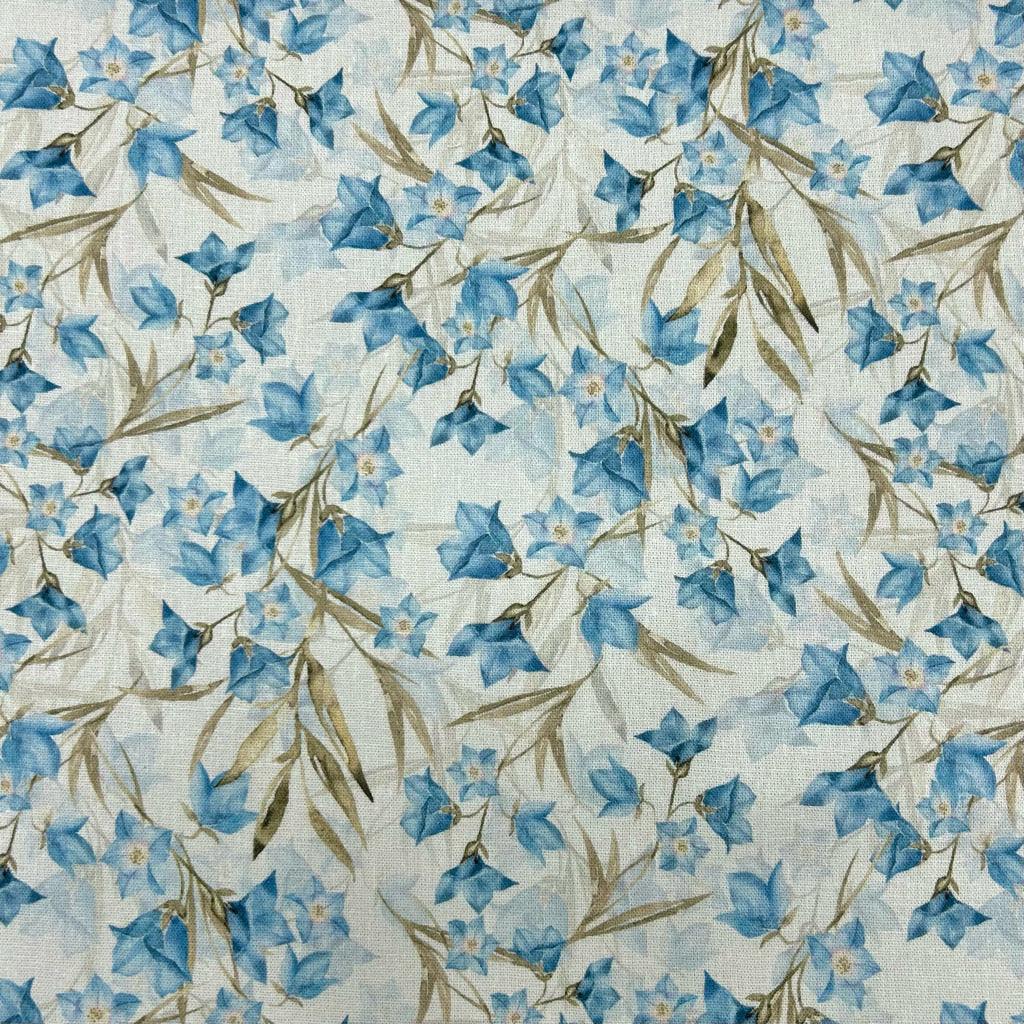 All Over Blooms Linen Viscose Fabric - Pound Fabrics