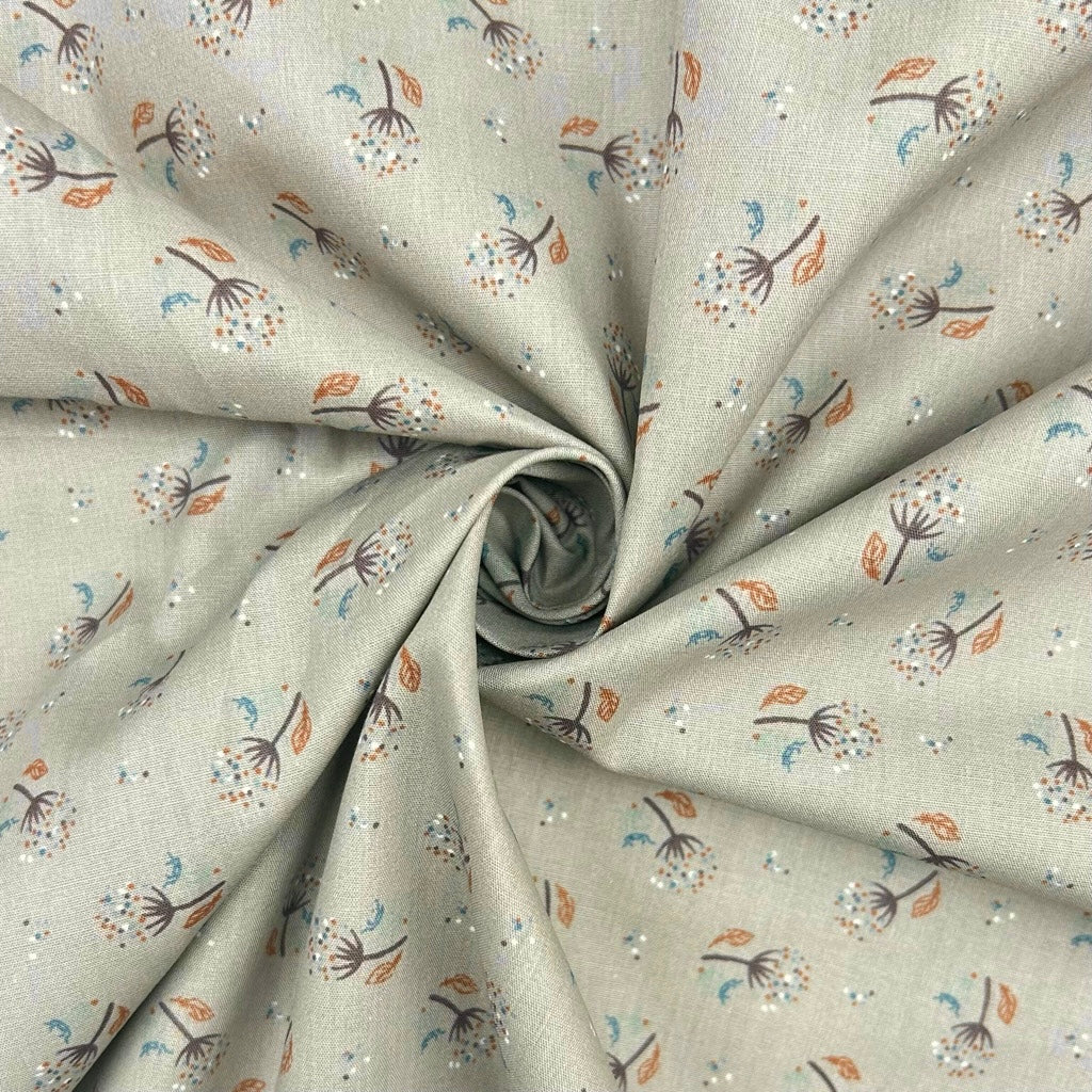Dandelion Dreams Cotton Poplin Fabric