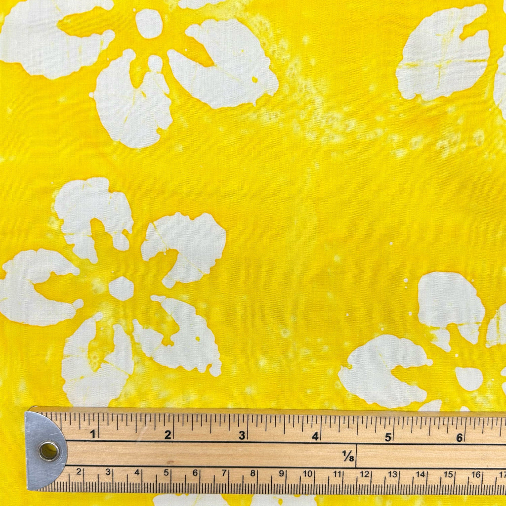 Beach Blossom Cotton Batik Fabric