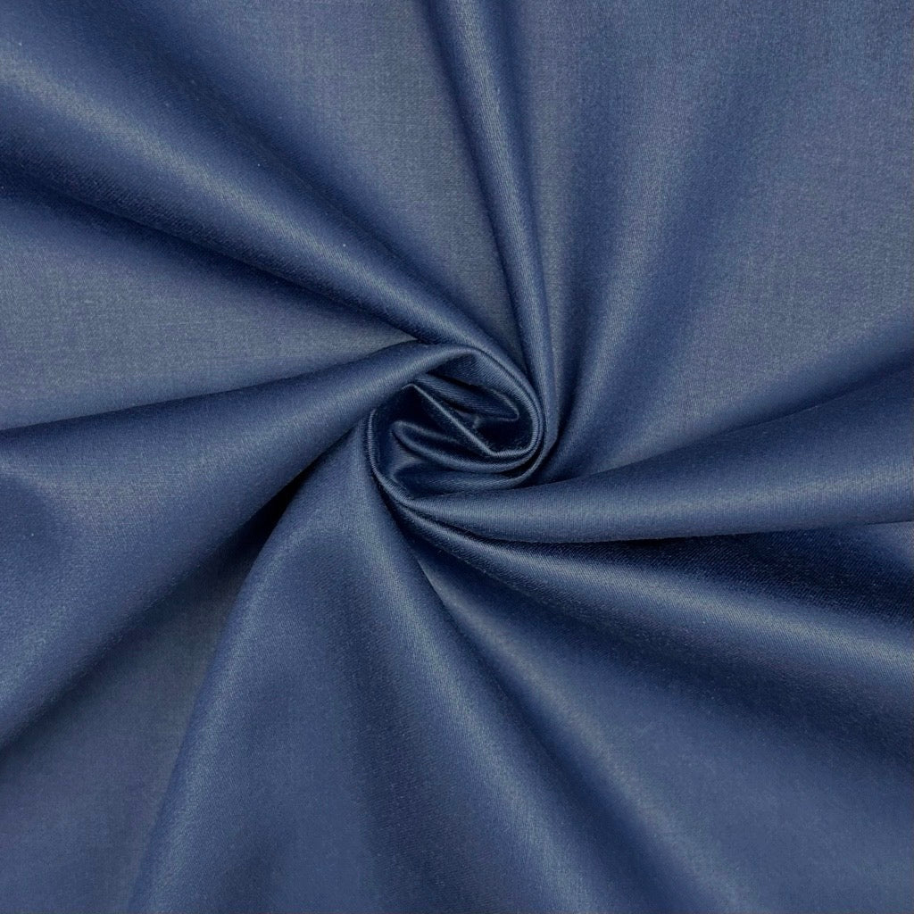 Plain 100% Cotton Satin Fabric
