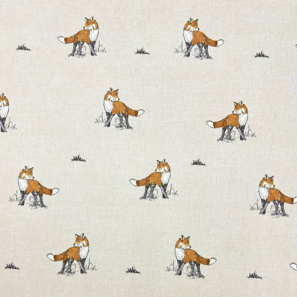 Forest Fox Cotton Canvas Fabric