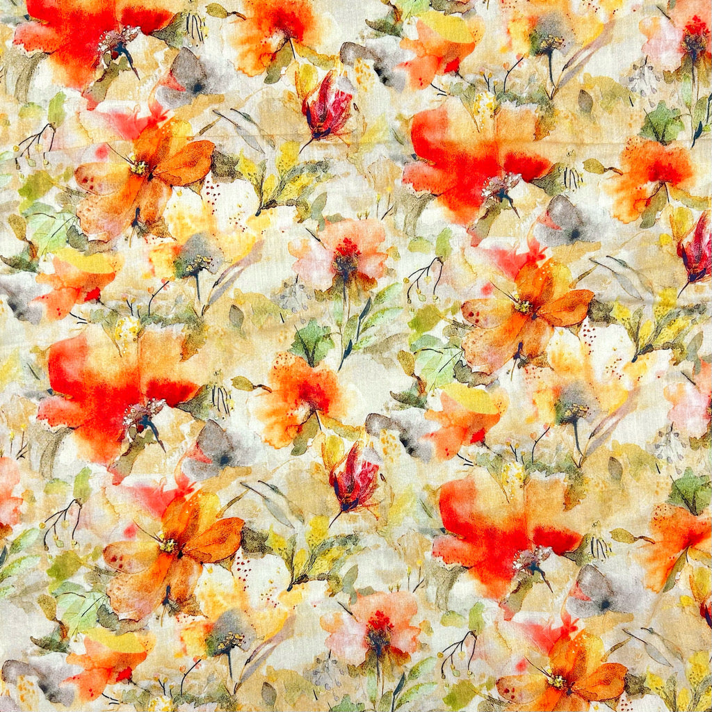 Wildflower Meadow Cotton Lawn Fabric