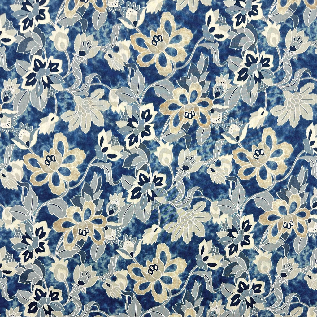 Starlit Floral Pima Cotton Lawn Fabric