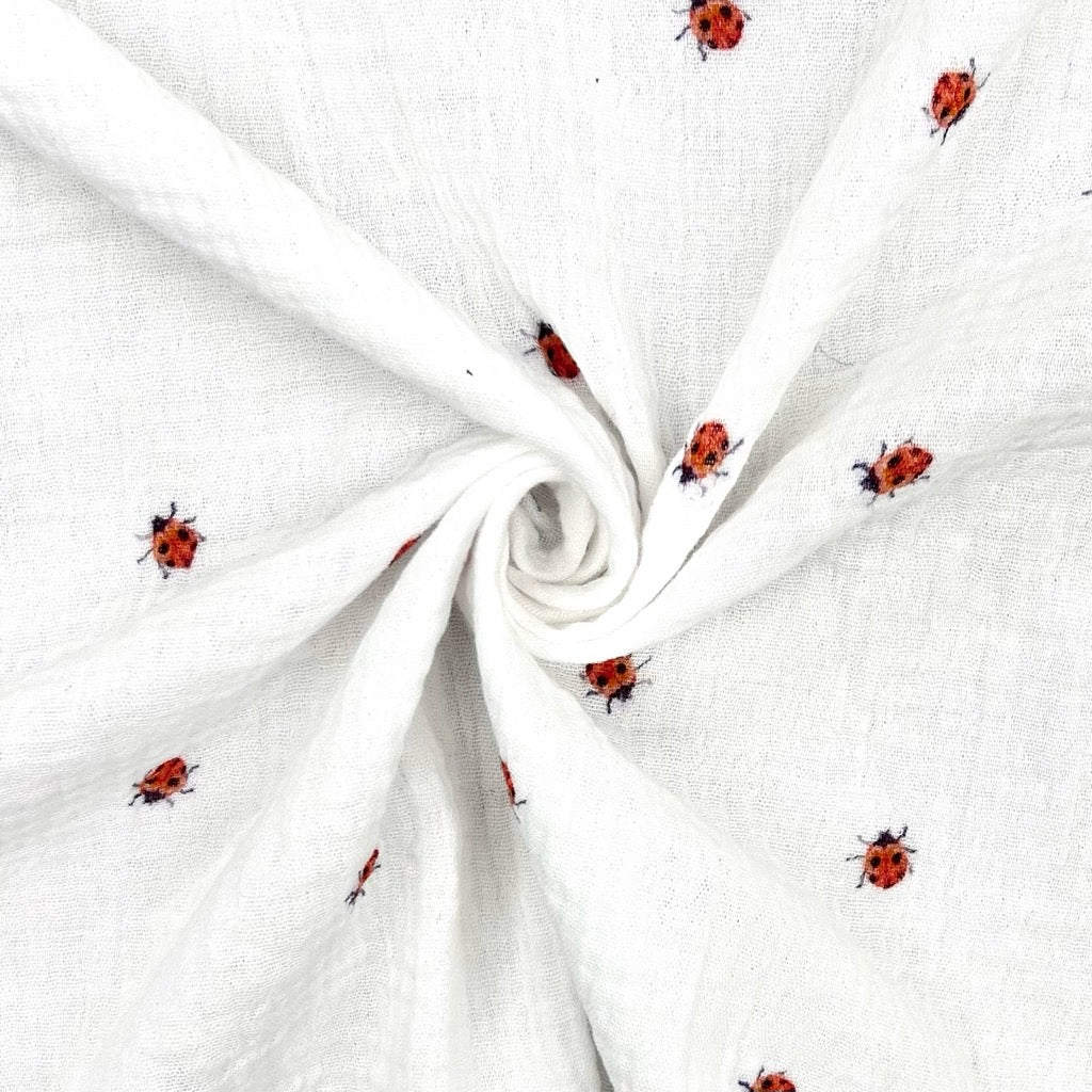 Ladybird Lane Double Gauze Fabric