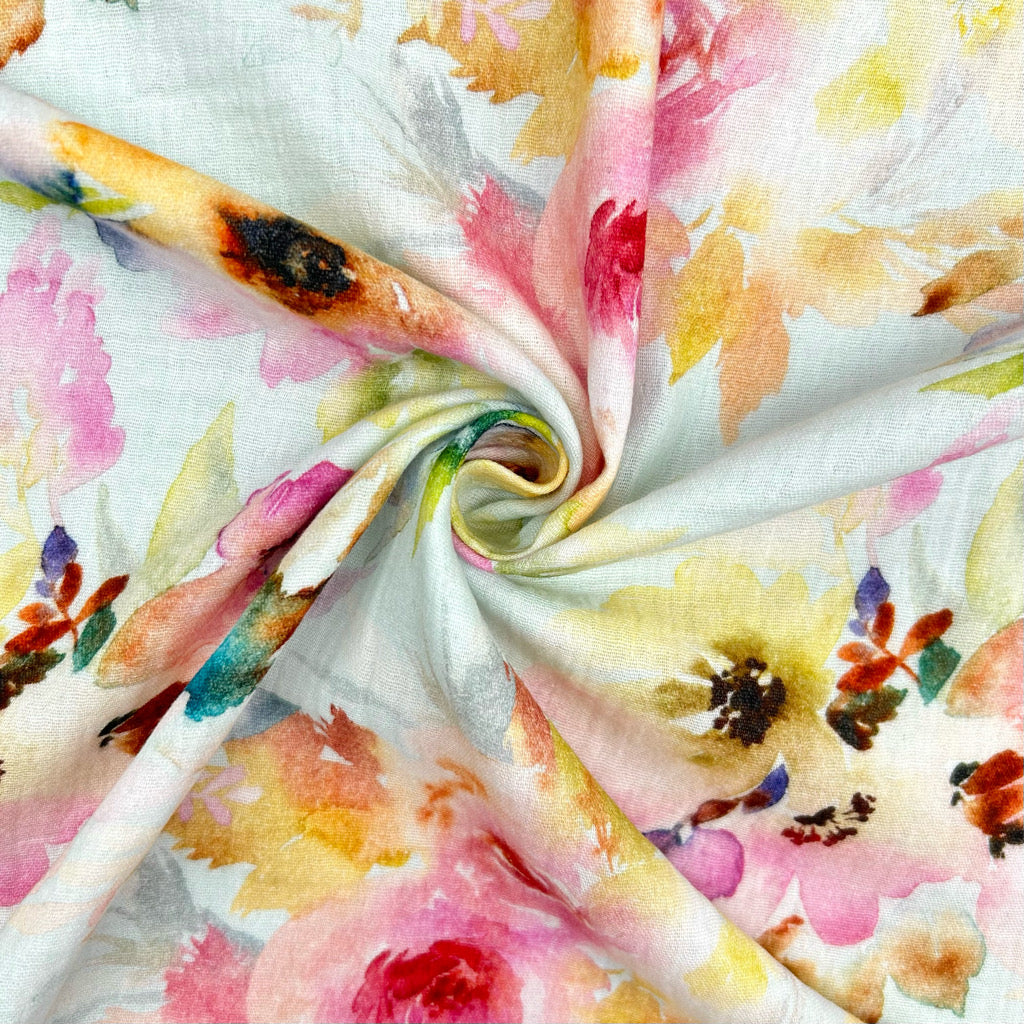 Spring Burst Double Gauze Fabric