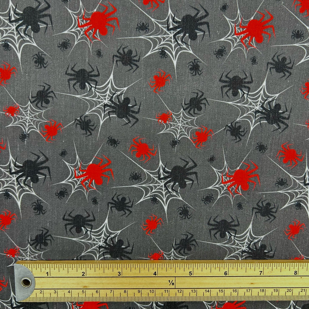 Web of Shadows Polycotton Fabric