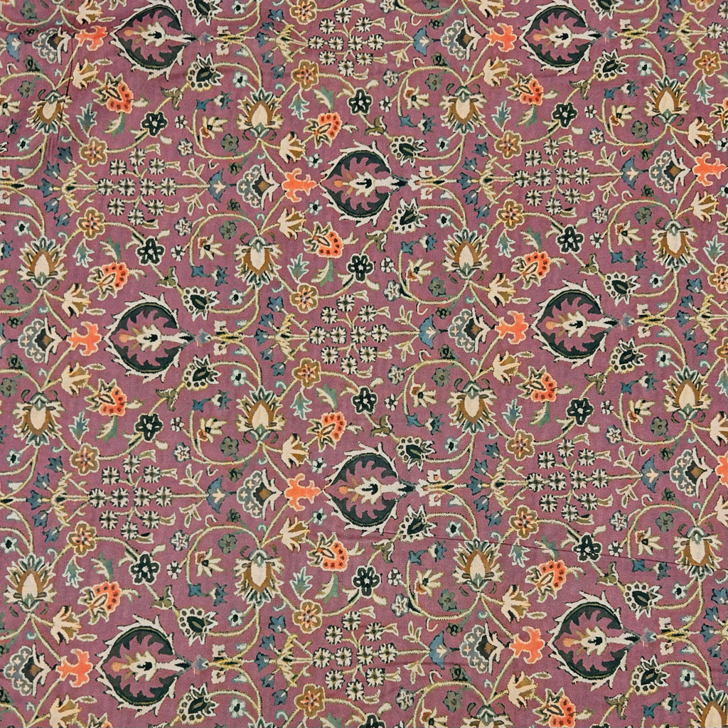 Persian Floral Cotton Lawn Fabric