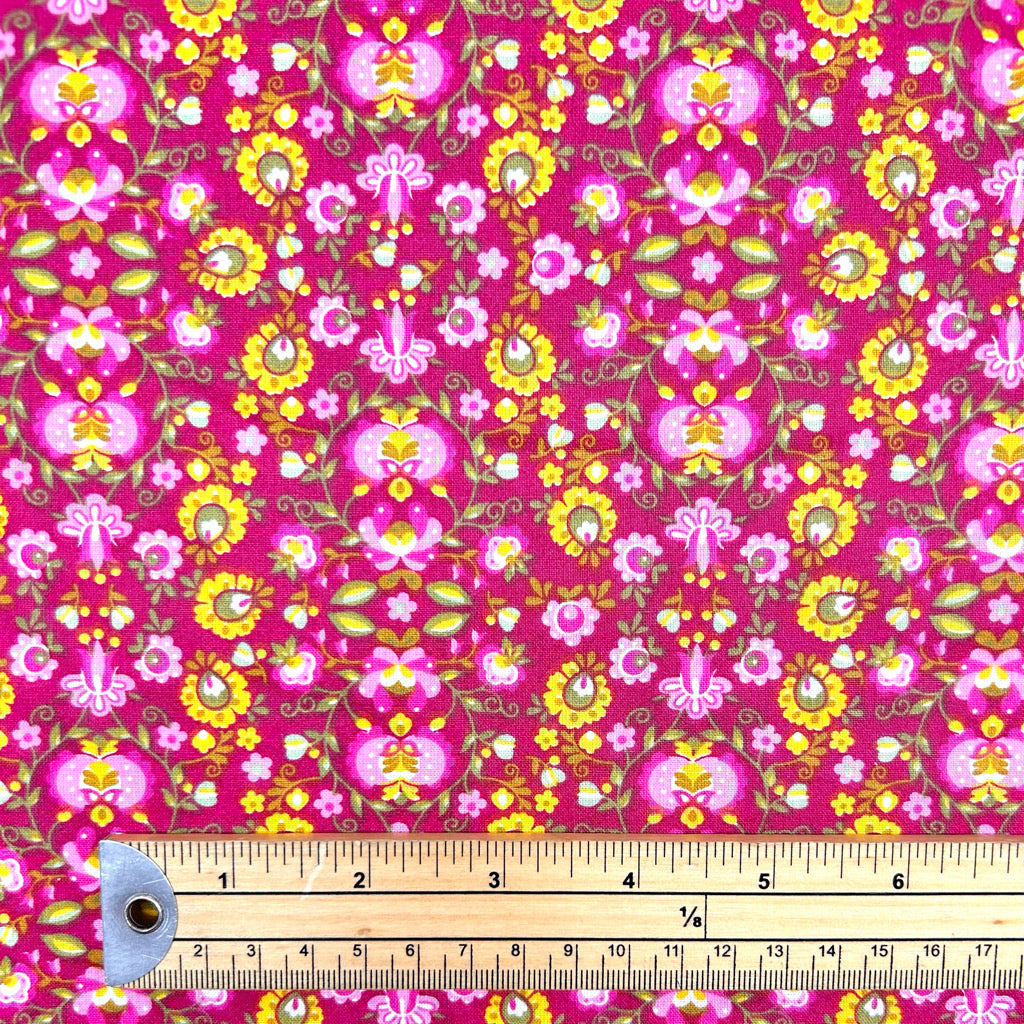 Petal Mosaic Cotton Poplin Fabric
