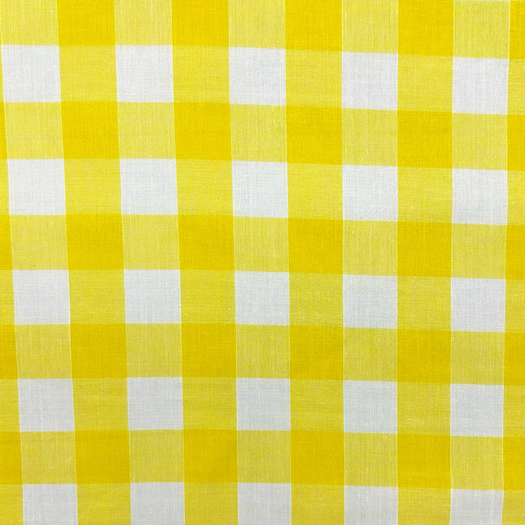 Special Offer Large Gingham Polycotton Fabric