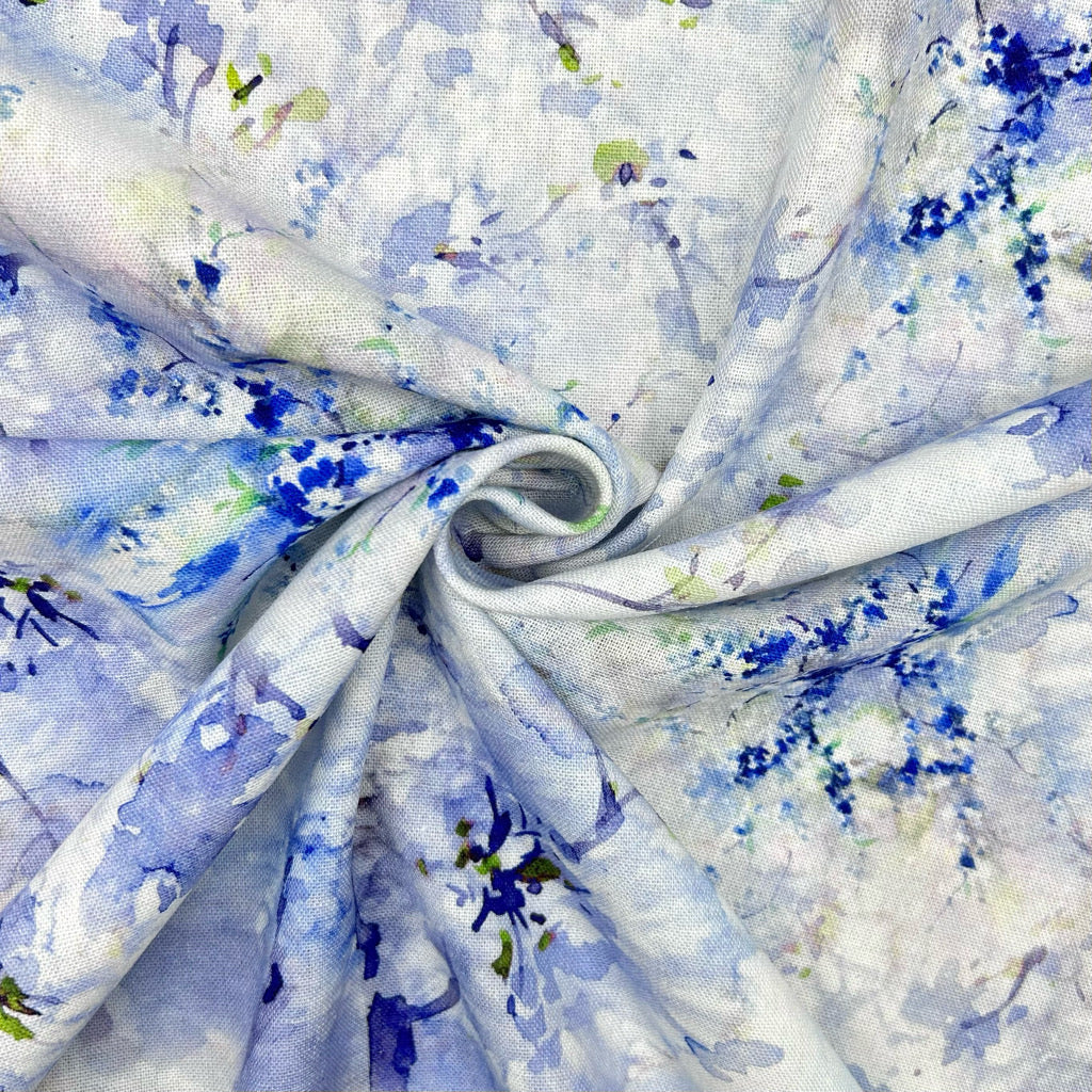 Soft Horizon Linen Blend Fabric