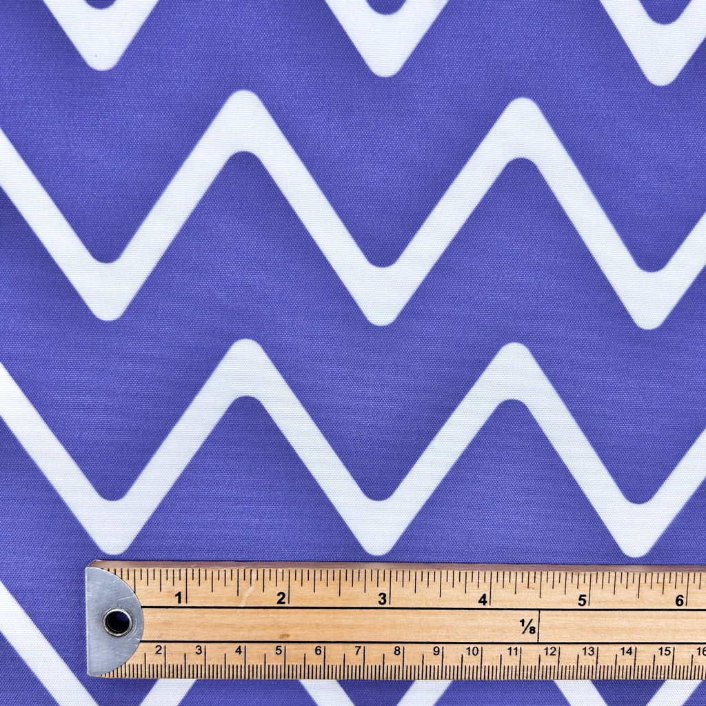 Chevron Print Water Resistant Fabric