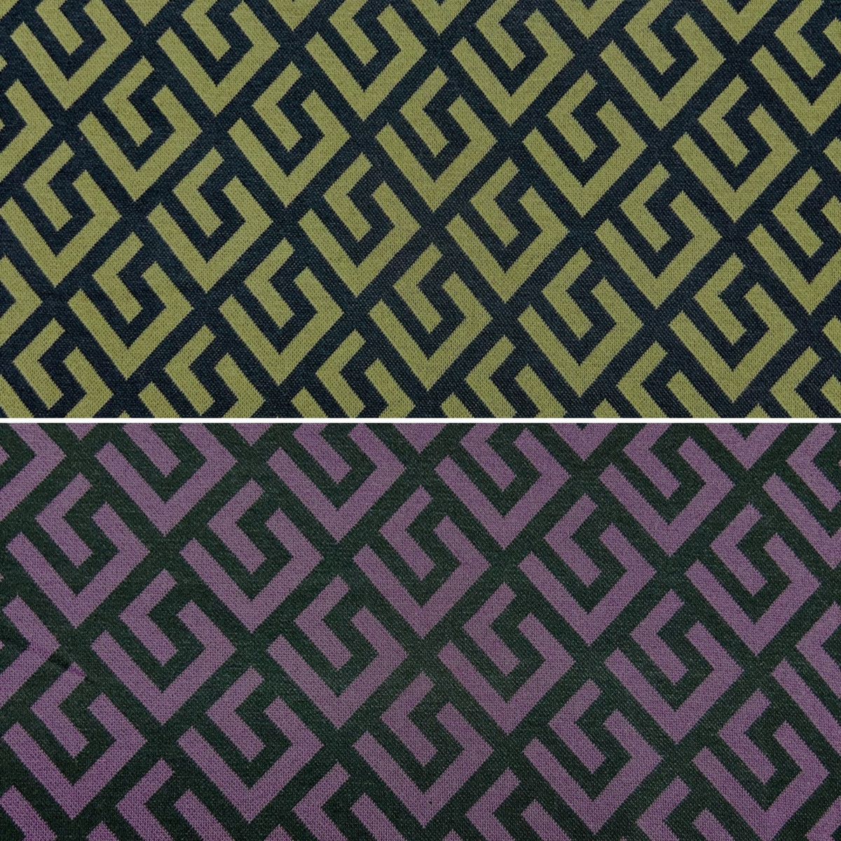 Line Grid Knit Jersey Fabric