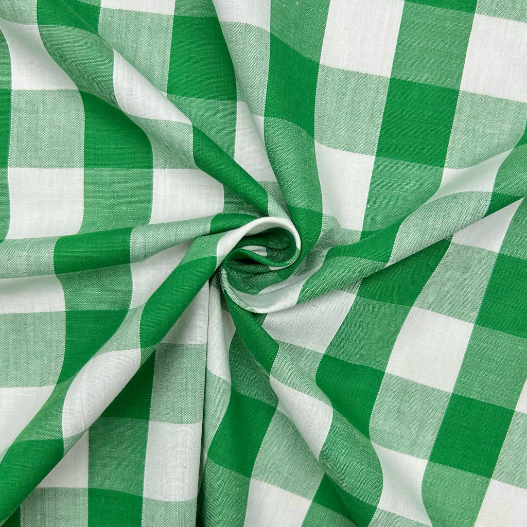 Special Offer Large Gingham Polycotton Fabric