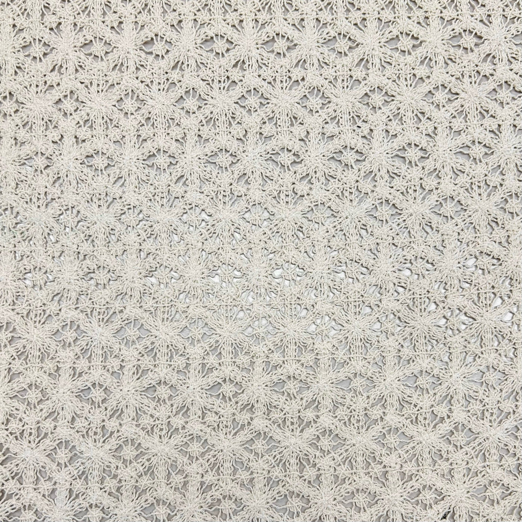Vintage Floral Crochet Lace Fabric