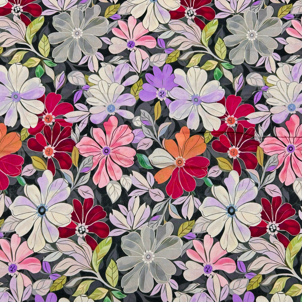 Bold Medley Cotton Lawn Fabric