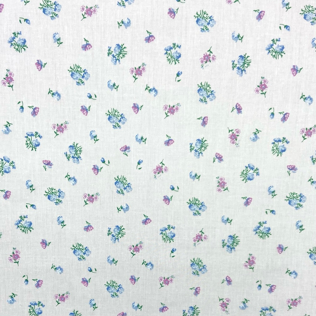 Rose Bouquets Polycotton Fabric