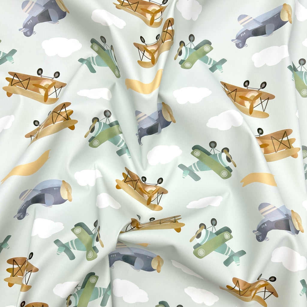 Little Aviators Raincoat Fabric