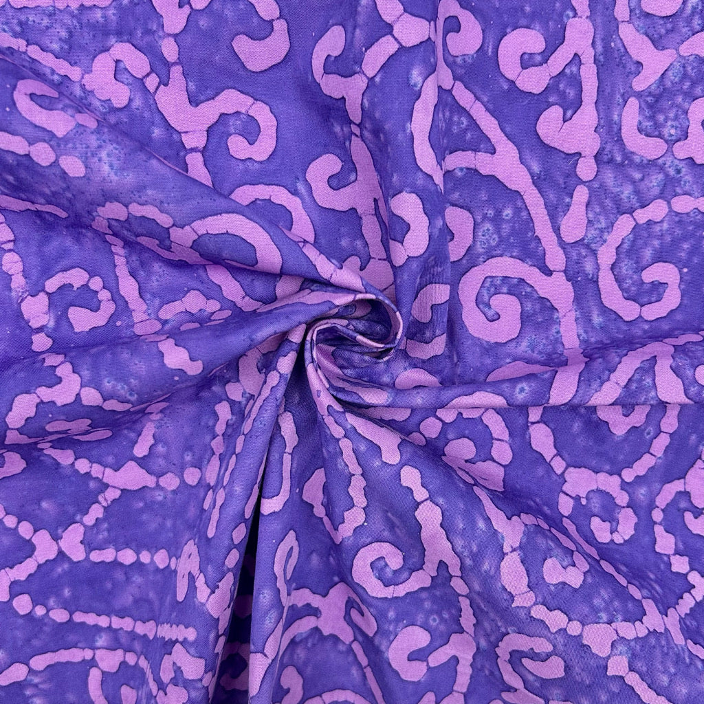 Twisting Vines Cotton Batik Fabric