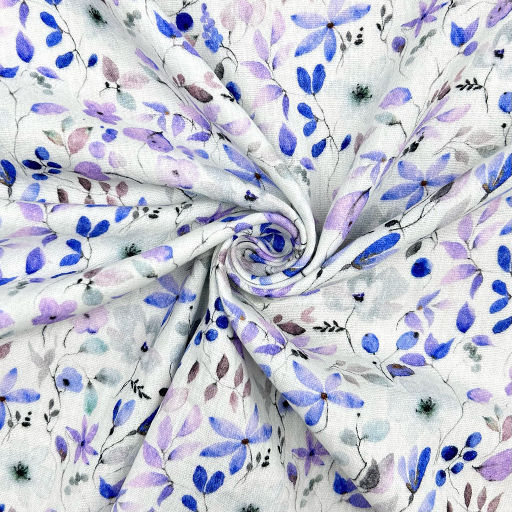 Vibrant Florals Double Gauze Fabric