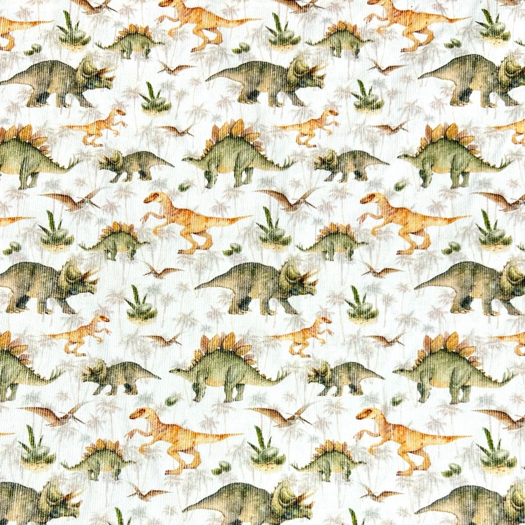 Dino Discovery Needlecord Fabric
