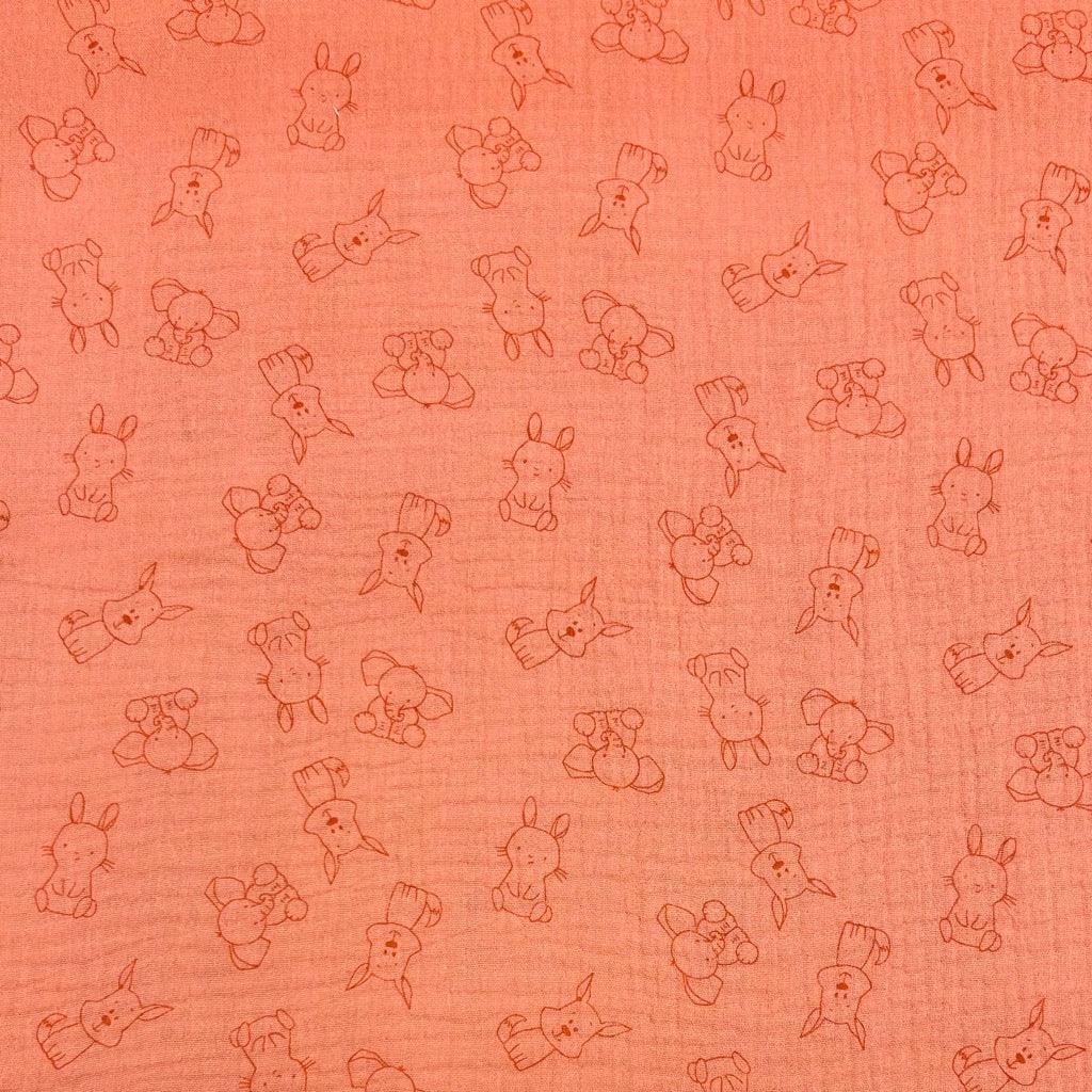 Small Animals Double Gauze Fabric - Pound Fabrics