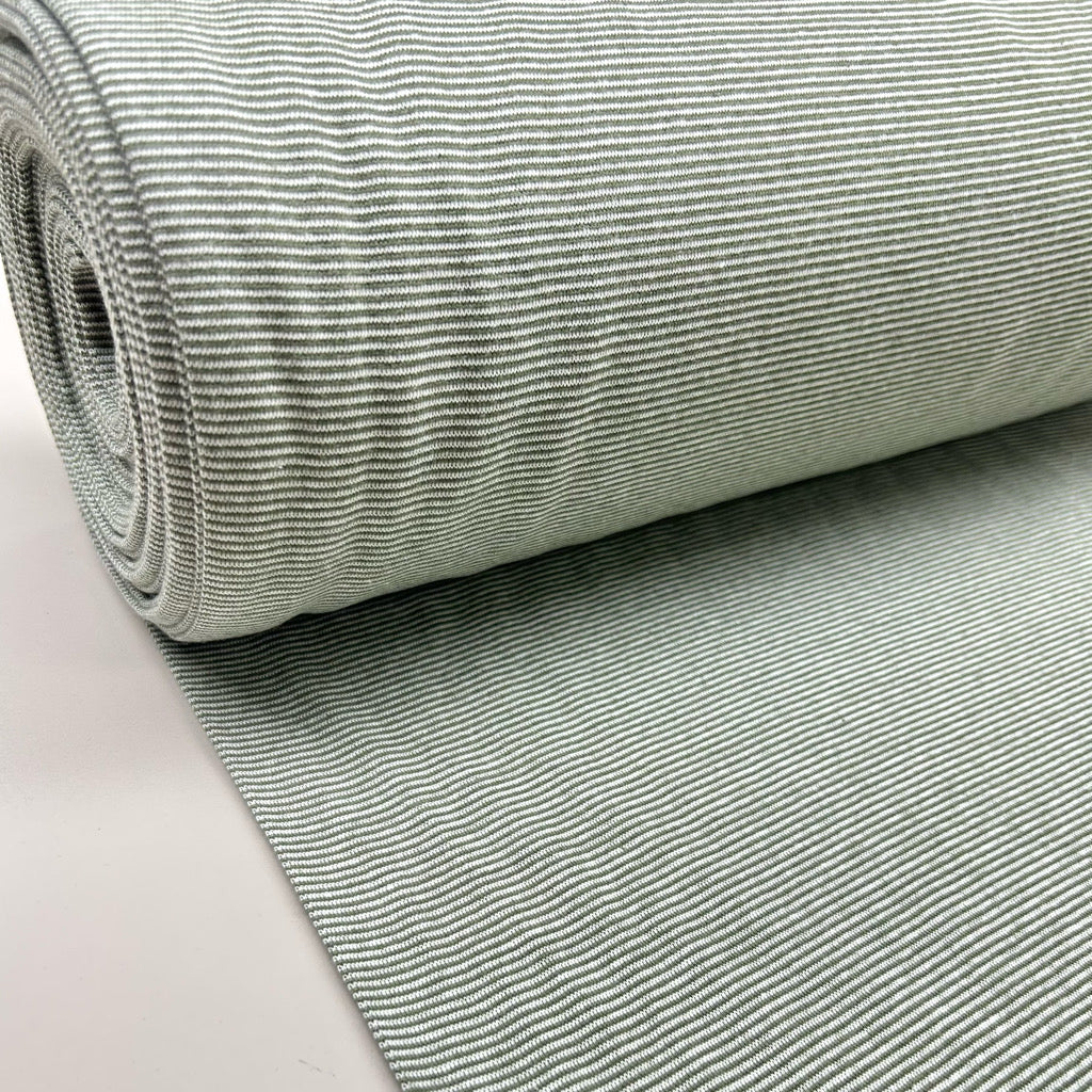 Small Striped Tubular Cuffing Fabric