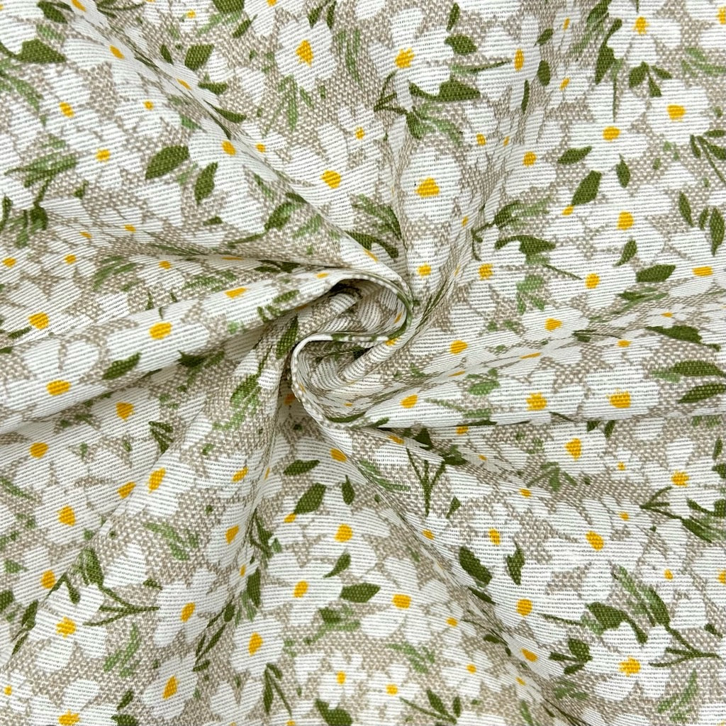 Daisy Sprigs Water Resistant Fabric