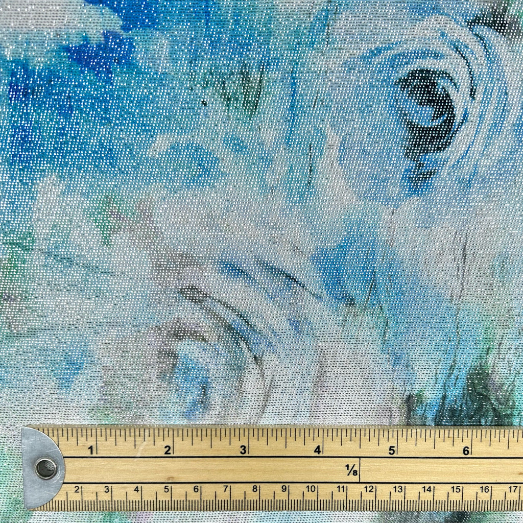 Frozen Garden Polyester Fabric