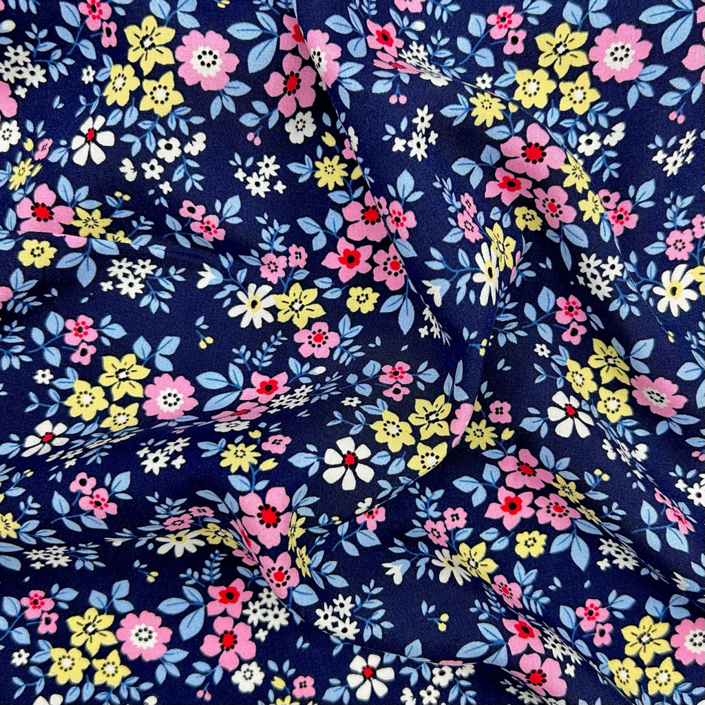 Bloom Buds Viscose Fabric