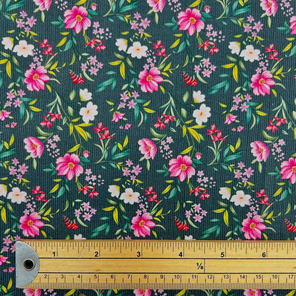Botanical Blooms Needlecord Fabric