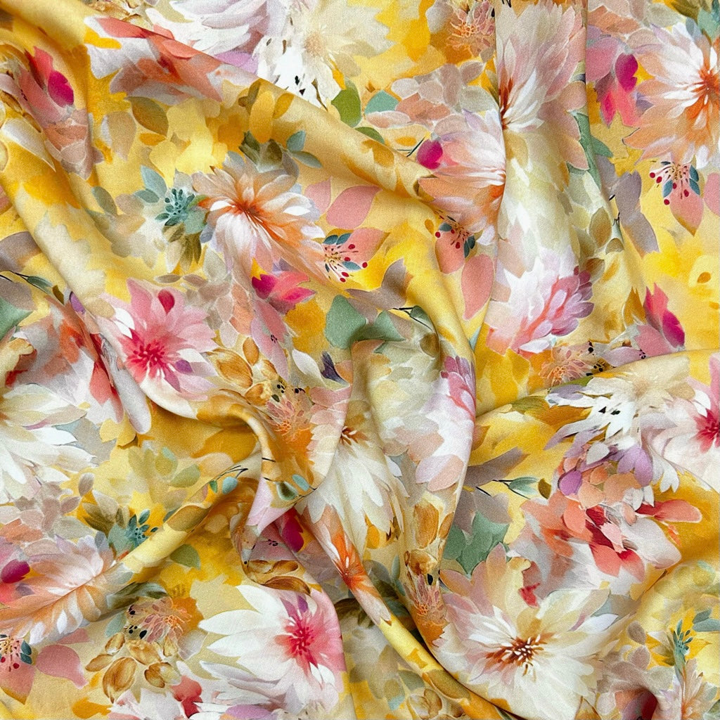 Bloom Symphony Viscose Fabric
