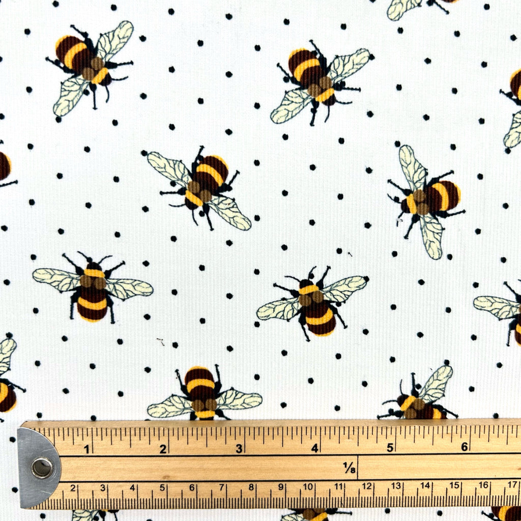 Honey Dot Needlecord Fabric