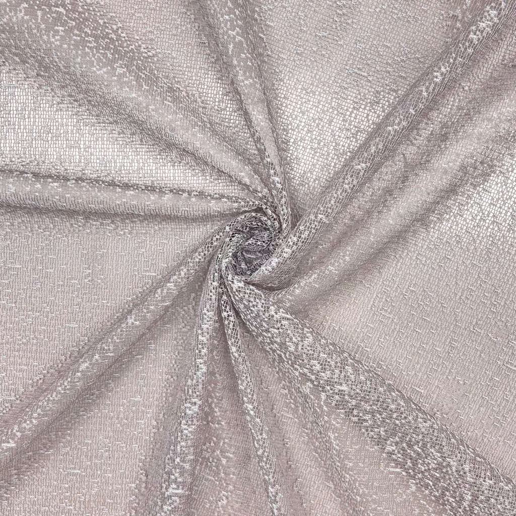 Soft Net Embroidery Curtain Voile Fabric