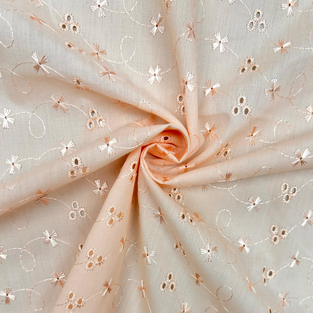Special Offer Broderie Anglaise Polycotton Fabric