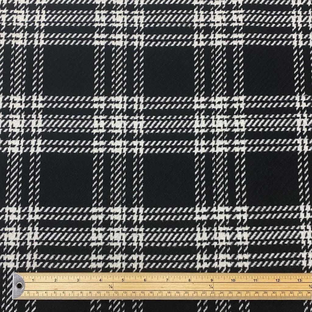 Checkered Dogtooth Wool Blend Fabric - 2 metres for £9.95 #4 - Pound Fabrics