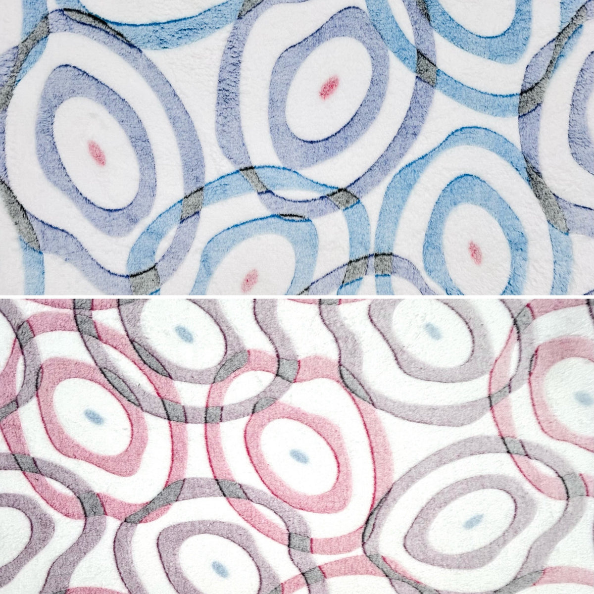 Loopy Circles Cuddle Fleece Fabric