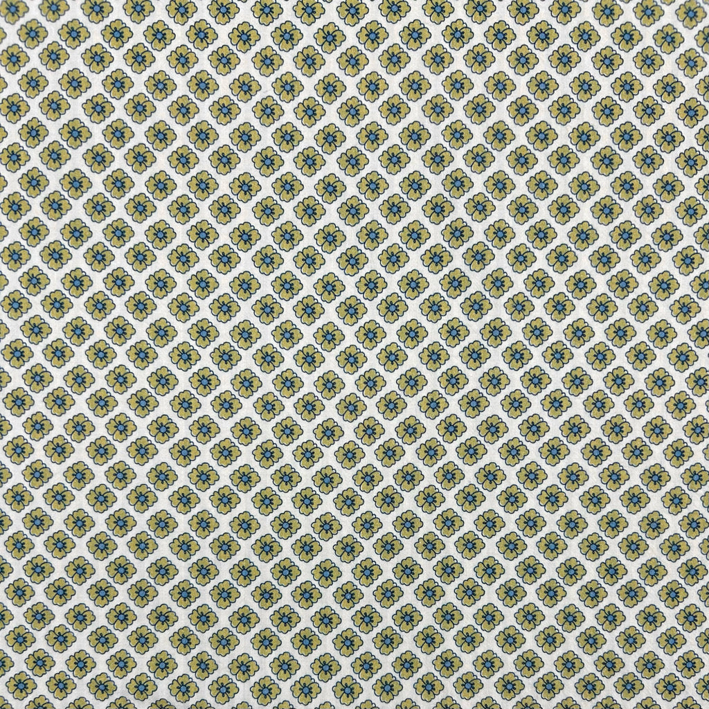 Flower Fields Cotton Seersucker Fabric