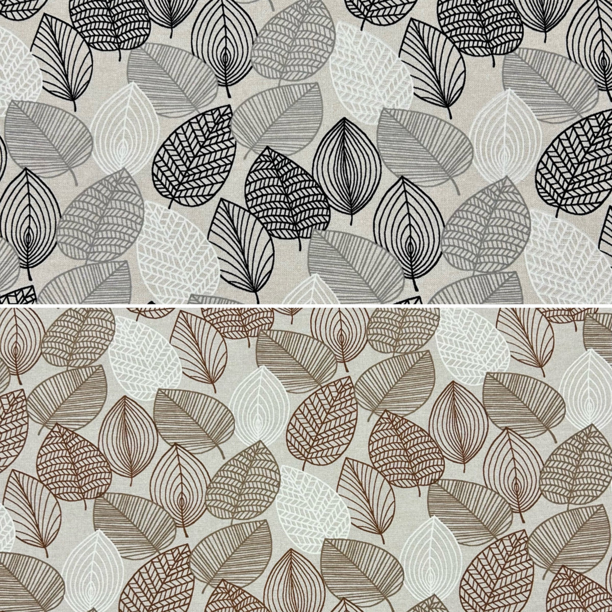 Linear Leaves Water Resistant Fabric