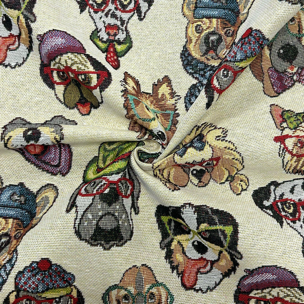 Dogs Tapestry Fabric