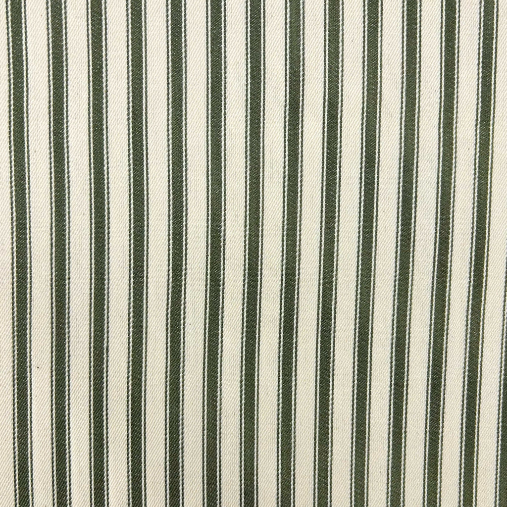 Ticking Stripes Cotton Canvas Fabric